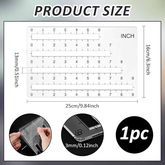 PH PandaHall 4 Sizes Zipper Pocket Template - Image 2