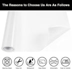 White Glitter HTV Heat Transfer Vinyl Roll 12inch x 20 ft - Image 3