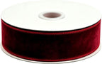 Songye Velvet Ribbon 10 Yards Christmas Velvet Wired Ribbons by Unknown