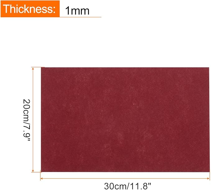 MECCANIXITY Adhesive Felt Sheets, Felt Fabric Crafts Back Adhesive Felt Sheets - Image 2