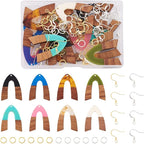 FASHEWELRY Resin Wood Earring Kit - Image 5