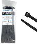 Kable Kontrol Cable Zip Ties 50 Pcs 18 Inch Black, 175 Lbs Tensile Strength by KABLEKONTROL%C2%AE