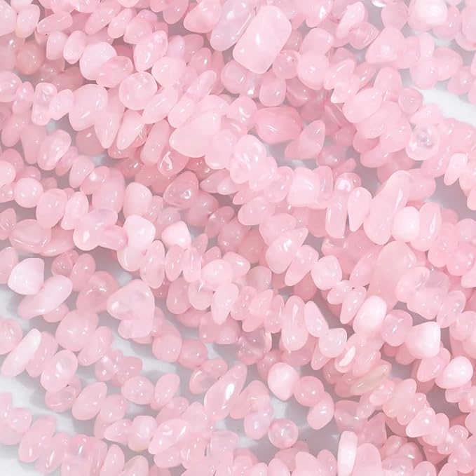 Crystal Chips with Holes for Jewelery Making 5mm-8mm Natural Gemstone Beads - Image 2