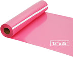 HTV Iron on Vinyl 12Inch by 25ft Roll HTV Heat Transfer Vinyl by HTVVETUR