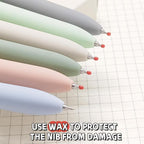 UIXJODO 6 Pcs Gel Pens 0.5mm Quick Dry Black Ink Pens Fine Point Smooth Writing - Image 7