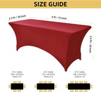 2-Pack 6ft Spandex Table Covers - Image 4
