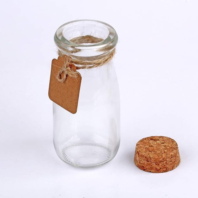 30Pcs Small Glass Jars with Cork Lids, 3.4oz Mini Potion Bottles | 100ml Small - Image 4