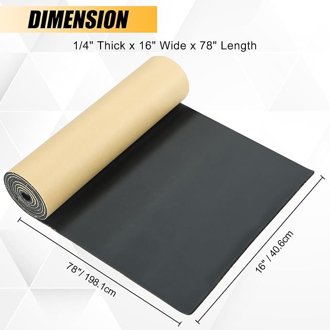 78" Neoprene Foam Rubber Sheet - Image 2