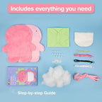 Avenir My First Sewing Kit for Kids Ages 6-8 | Learn to Sew Stuffed Animal - Image 2