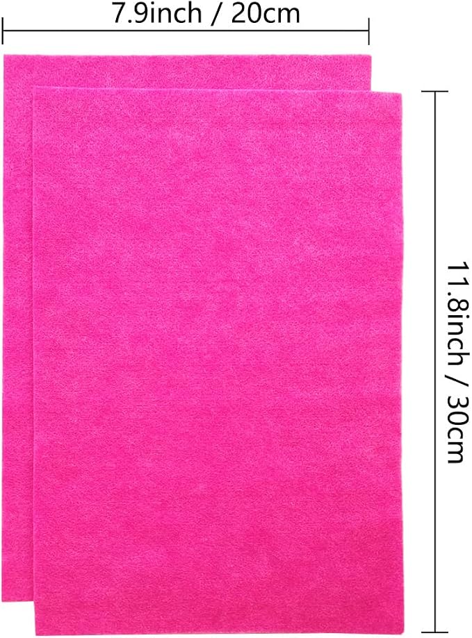 Jtnohx Color Felt, Soft Felt Sheets, 1.4mm Thick 8"x12" Handicraft Felt Fabrics - Image 7
