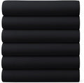GOLD TEXTILES Queen Flat Sheet 12 Pack – Brushed Microfiber Top Sheets by GOLDTEXTILES
