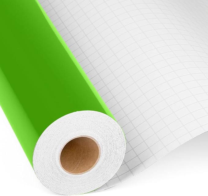 12'' x 42Ft Glossy Green Permanent Vinyl Roll by IModeur