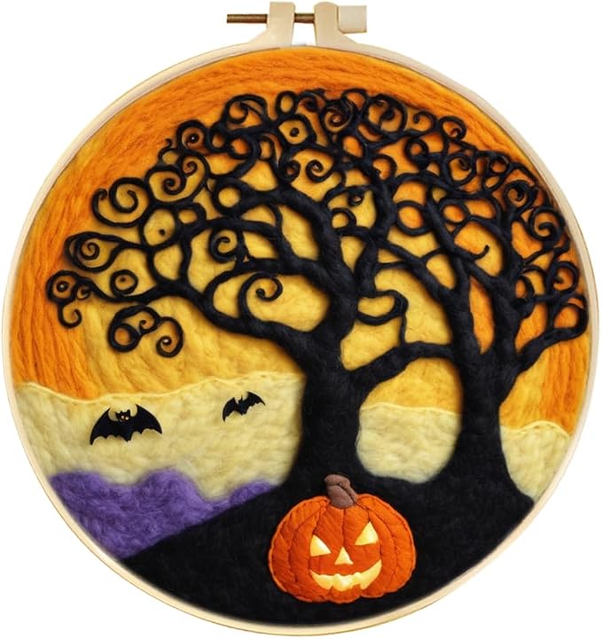yesJRL Halloween Needle Felting Kit, Felt Painting Kits by yesJRL