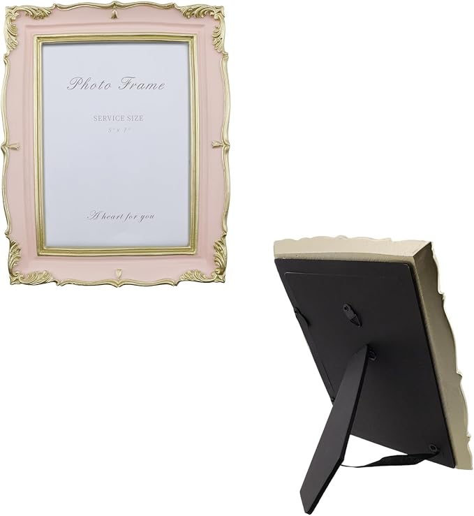 Coshar Vintage Photo Frame 5 x 7 Inch Antique Picture Frame | Glass Front - Image 3