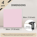4 Pack Pre-Painted Colored Plywood Sheets, DIY Crafts, Models Making - Image 2