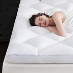DOWNCOOL 3 Inch Twin Mattress Topper, Ultra Thick and Fluffy Supportive Memory by DOWNCOOL