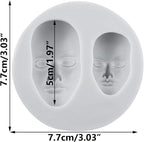 3D Face Polymer Clay Mold Human Face Silicone Molds - Image 2