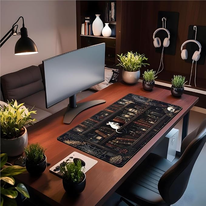 Dark Witchy Desk Mat Gaming Desk Pad Large Mouse Pad, Magician'S Fantasy - Image 2