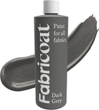 Fabricoat Dark Grey Fabric Upholstery Paint & Dye | 250ml / 8.5 fl oz | Dark by Fabricoat