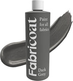 Fabricoat Dark Grey Fabric Upholstery Paint & Dye | 250ml / 8.5 fl oz | Dark by Fabricoat
