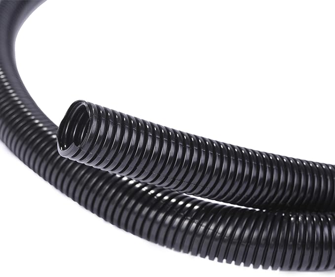 Alex Tech 10ft - 1 inch Split Wire Loom Tubing - Black by AlexTech