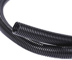 Alex Tech 25ft - 3/8 inch Split Wire Loom Tubing - Black by AlexTech