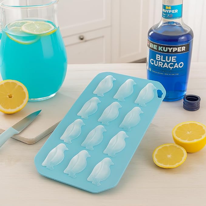 HIC Kitchen Silicone Penguin Ice Tray, Makes 12 Penguins - Image 4