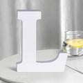 White Wooden Letters 8 Inch for Wall Decor, Large Unfinished Wood Letters for by SETNDTS