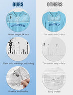 Vowlove T-Shirt Ruler for Precise Alignment, Center & Left Chest Placement Tool - Image 5