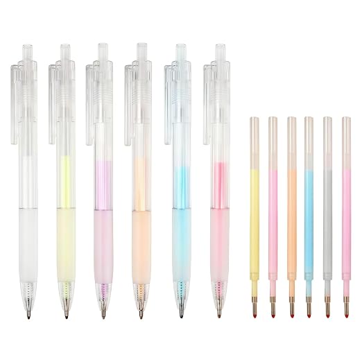Quick Dry Glue Pen 12 Pcs, Fine Tip Ballpoint Roller Glue Pen by Unknown