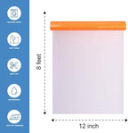 Neon Orange Glitter Heat Transfer Vinyl 12" x 8 ft HTV - Image 2