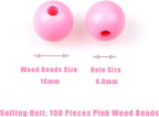 AD Beads Large Hole Wood Spacer Wooden Jewelry Making Bracelet Necklace - Image 2