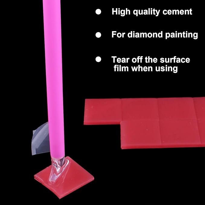 FEBSNOW 60Pcs Painting Glue Clay DIY Diamond Embroidery Wax Tool Set | Diamond - Image 3
