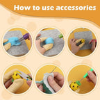 99 Pcs Needles Felting Tools Kit Soft 6"x6" Needle Felting Pad - Image 5