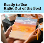 Chalkola Paint Canvas Panels 9x12 inch - Image 5