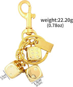 Dice Bag Charms Keychain for Women Men - Image 3