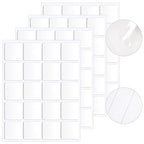 JANYUN 140 Pcs Double Sided Sticky Dots, 40 mm Square Putty Sticky Tack | Clear by JANYUN