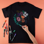 TULIP-33701 Fabric Paint Markers Rainbow 15 Pack, - Image 7