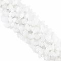 260pcs Natural White Jade Crystal Beads Chips 5mm to 8mm Irregular Gemstone by Ouubuuy