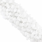 260pcs Natural White Jade Crystal Beads Chips 5mm to 8mm Irregular Gemstone by Ouubuuy