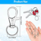 Keychain Hook Clip, DIY Crafts, Lanyard Making, Pet Collar - Image 4