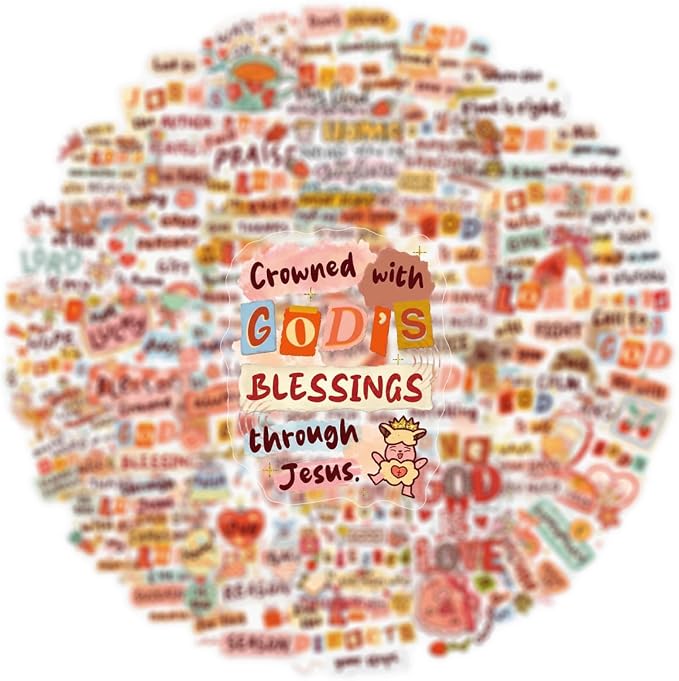 50 PCS Bible Verse Stickers for Scrapbooking Journaling Junk Journal Scrapbook - Image 6