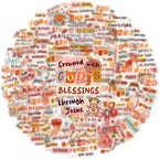 50 PCS Bible Verse Stickers for Scrapbooking Journaling Junk Journal Scrapbook - Image 6