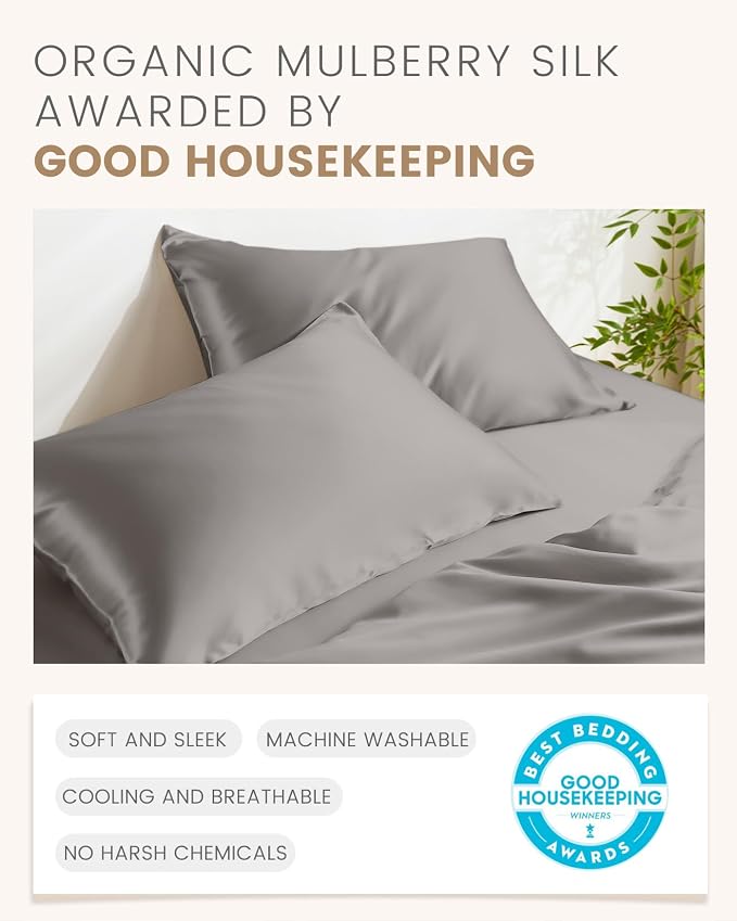 THXSILK 100% Natural Mulberry Silk Pillowcase - Image 5