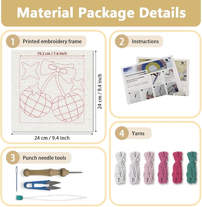 Doodlream Cherry Disco Ball Needle Kit - Image 2