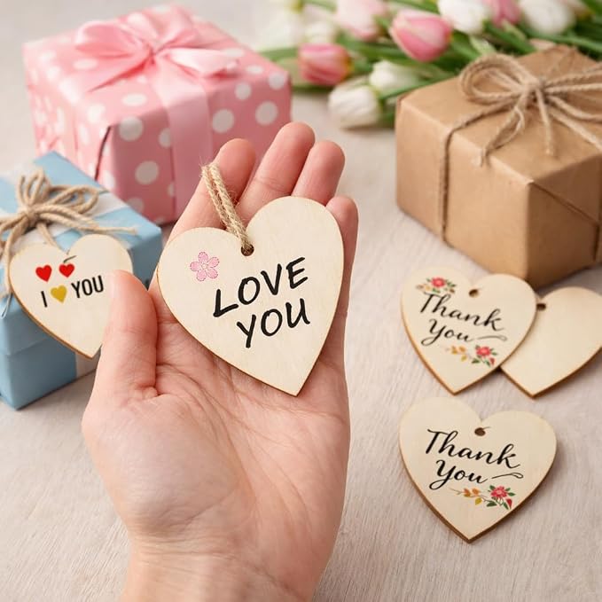 Unfinished Wooden Ornaments - Image 2