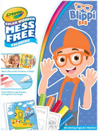 Crayola Blippi Color Wonder Coloring Set, 18 Blippi Mess Free Coloring Pages by Crayola