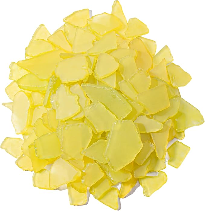 Keedolla Tumbled Sea Glass for Crafts - 40 OZ Flat Frosted Seaglass Pieces for by Keedolla