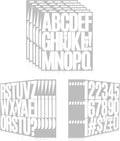 Letter Stickers, Mailbox Numbers, 3 Inch Waterproof Vinyl Alphabet | 3 Inch by Llewyn