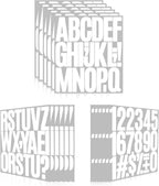 Letter Stickers, Mailbox Numbers, 3 Inch Waterproof Vinyl Alphabet | 3 Inch by Llewyn